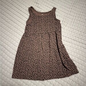 H&M 2t cheetah print dress